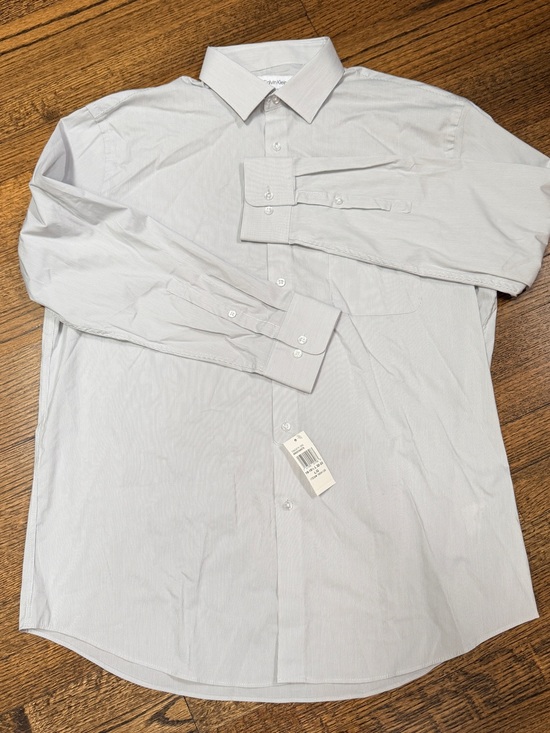 Calvin Klein Other - NWT Calvin Klein Tech Active Stretch Dress Shirt Gray 16-16.5 32-33